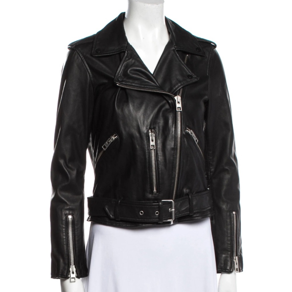 Allsaints balfern leather jacket